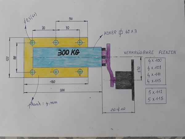 Grote foto torsie 750 kg vanaf 110 1000kg 145 aanhanger auto diversen aanhangwagen onderdelen