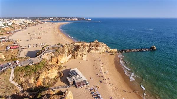 Grote foto algarve top floor appt. met zeezicht en pool vakantie portugal