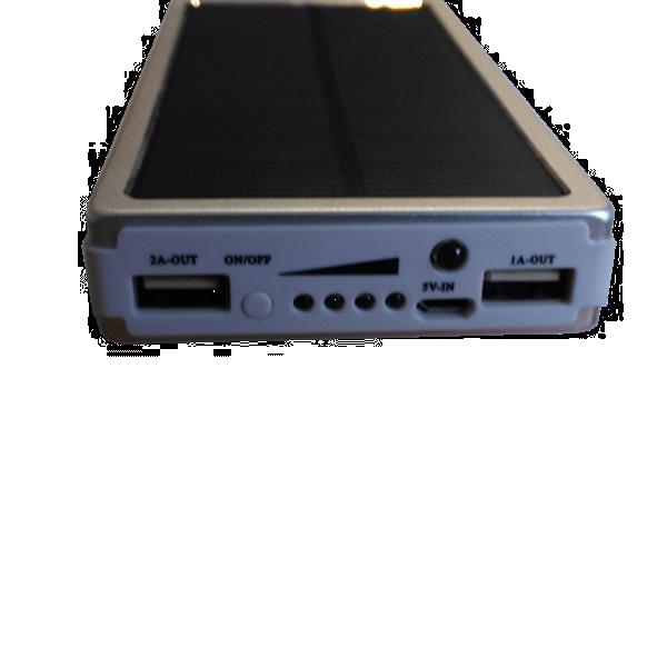 Grote foto telefoon tablet powerbank zonnelader 20.000mah zwart telecommunicatie opladers en autoladers