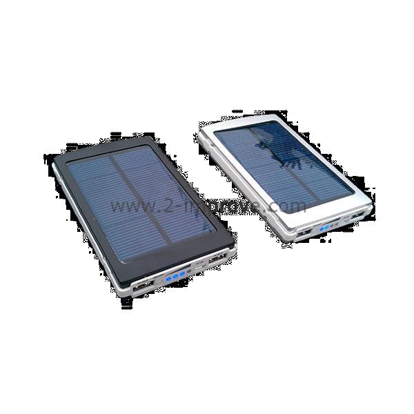Grote foto telefoon tablet powerbank zonnelader 20.000mah zwart telecommunicatie opladers en autoladers