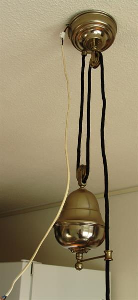 Grote foto trekhanglamp met gewicht huis en inrichting hanglampen