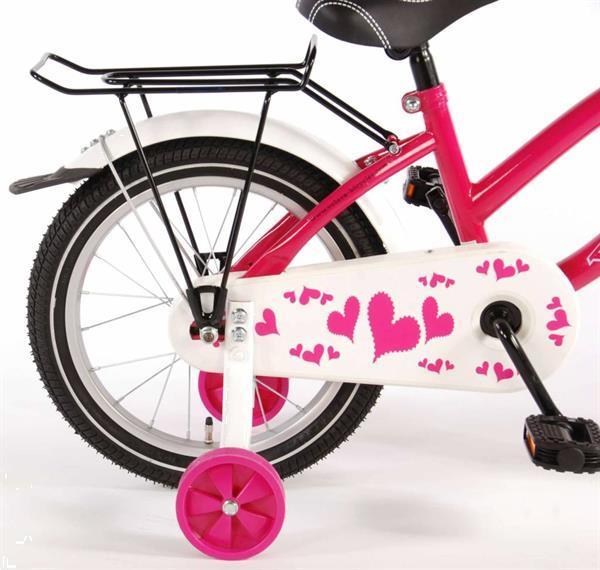 Grote foto heart roze 16 inch meisjesfiets 95 afgemonteerd fietsen en brommers kinderfietsen