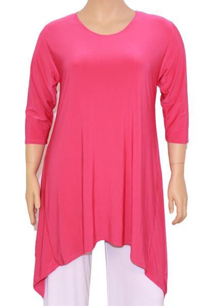 Grote foto dames grote maten tuniek c01 solid winter kleding dames blouses