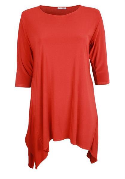 Grote foto dames grote maten tuniek c01 solid winter kleding dames blouses