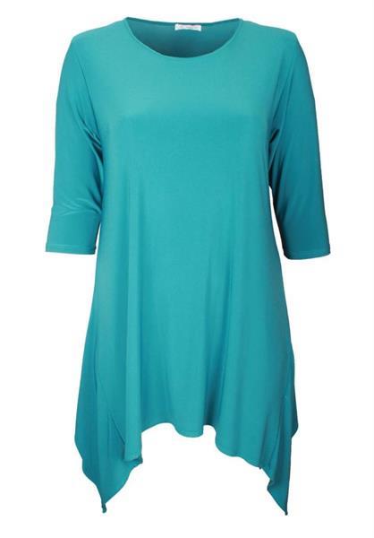 Grote foto dames grote maten tuniek c01 solid winter kleding dames blouses