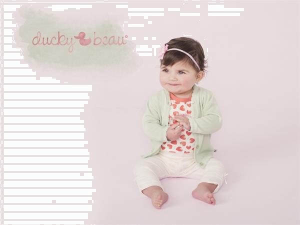 Grote foto ducky beau legging wit actie kinderen en baby overige