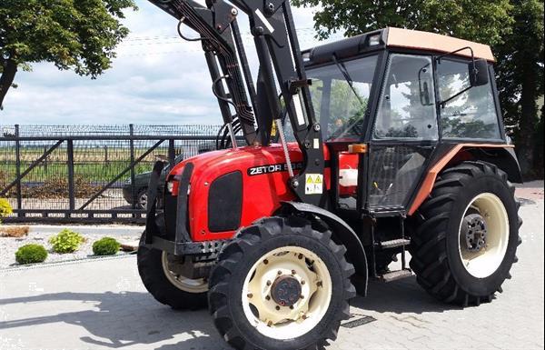 Grote foto zetor 5340 trekker tractor met frontlader agrarisch tractoren