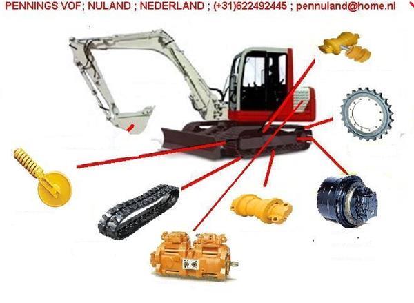 Grote foto onderdelen pompen en rijwerk graafmachines doe het zelf en verbouw kranen en graafmachines