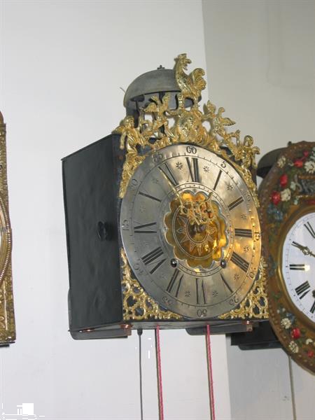 Grote foto franse haantjesklok. antiek en kunst klokken