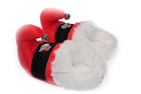 Grote foto kerst pantoffels met belletje kleding dames slippers