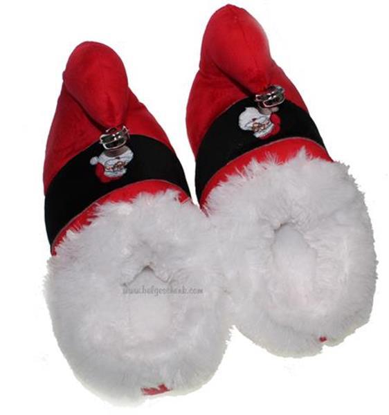 Grote foto kerst pantoffels met belletje kleding dames slippers