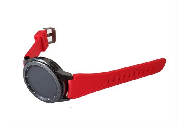 Grote foto horlogeband gear s3 rood kleding dames sieraden