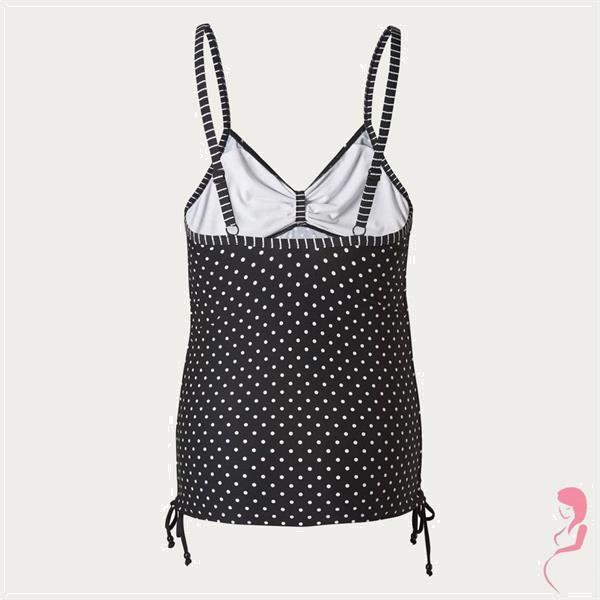 Grote foto noppies zwangerschaptankini top dot kleding dames badmode en zwemkleding