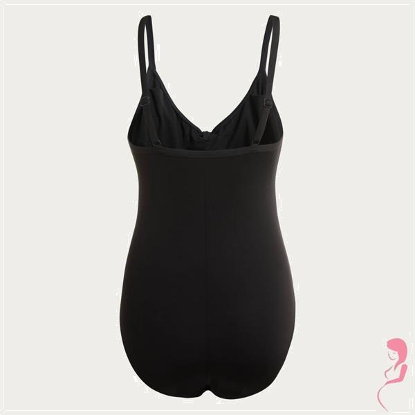 Grote foto noppies zwangerschapsbadpak saint tropez zwart kleding dames badmode en zwemkleding