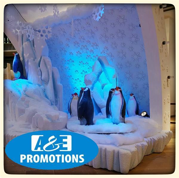 Grote foto verhuur pinguin props keizerpinguins hasselt gent diversen kerst