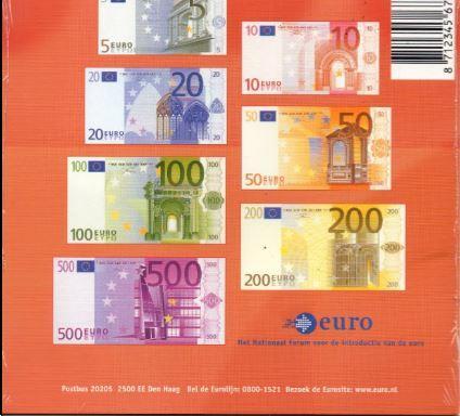Grote foto eerste kennismaking met de euro verzamelen munten nederland