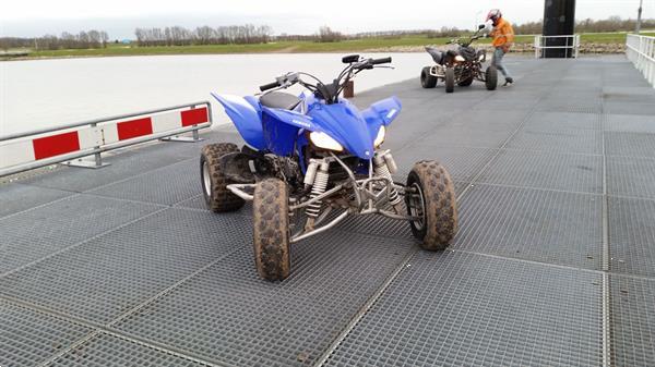 Grote foto quad blauw 450cc yamaha motoren yamaha