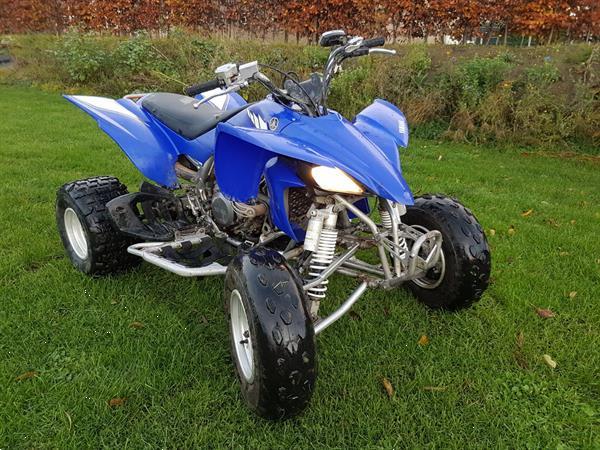 Grote foto quad blauw 450cc yamaha motoren yamaha