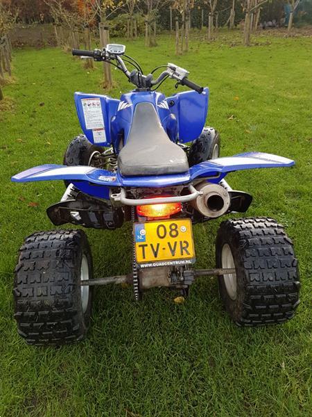 Grote foto quad blauw 450cc yamaha motoren yamaha