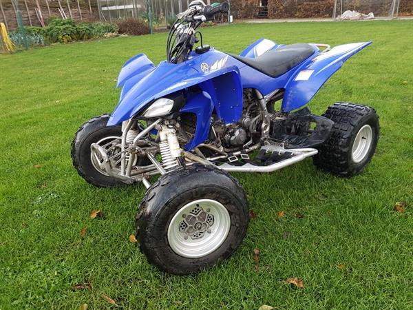 Grote foto quad blauw 450cc yamaha motoren yamaha