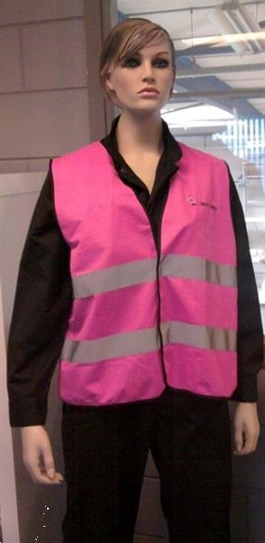 Grote foto roze veiligheidshesje kleding dames overige kledingstukken