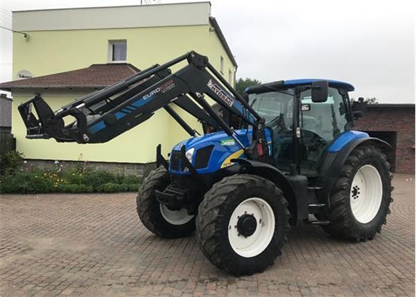Grote foto new holland ts 115 a trekker frontlader agrarisch tractoren