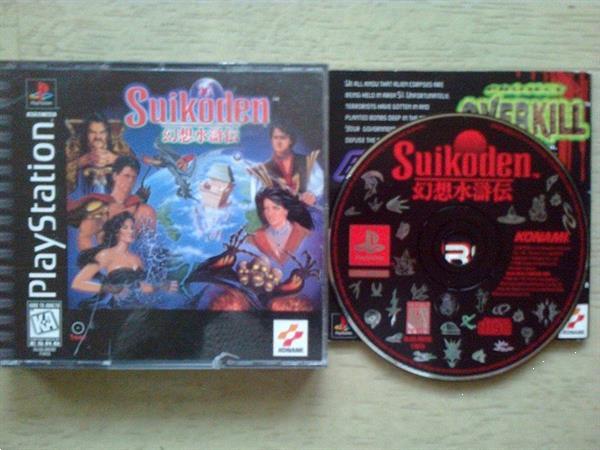 Grote foto ps1 rpg suikoden ntsc spelcomputers games playstation