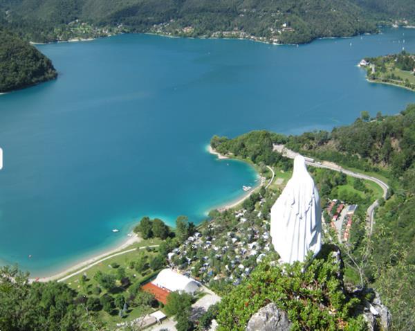 Grote foto direct aan ledromeer n itali trentino tent huren vakantie italie