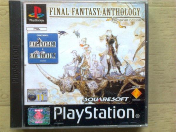Grote foto ps1 rpg final fantasy anthology spelcomputers games playstation