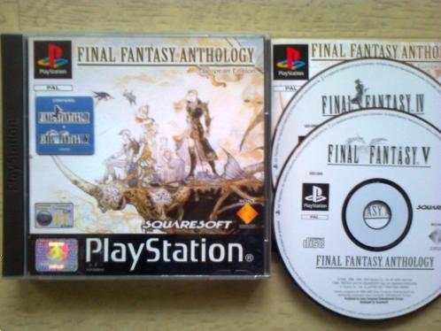 Grote foto ps1 rpg final fantasy anthology spelcomputers games playstation