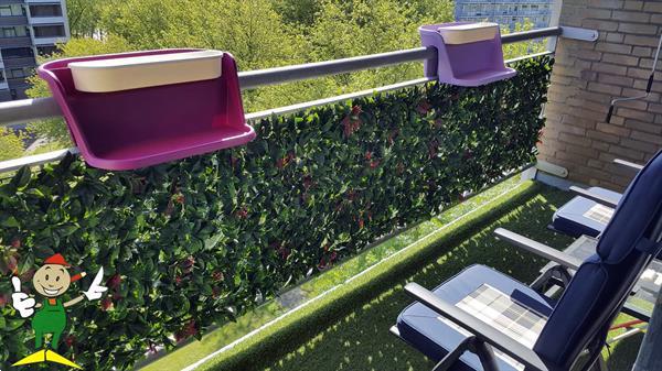 Grote foto kunsthaag als balkonafscheiding balkonscherm huis en inrichting woningdecoratie