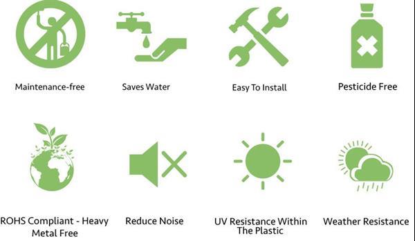 Grote foto kunsthaag als balkonafscheiding balkonscherm huis en inrichting woningdecoratie