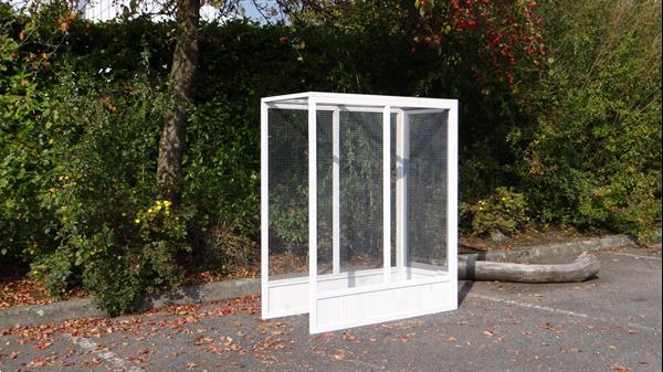 Grote foto voliere vogelkooi hannah met ren white grey dieren en toebehoren hokken en kooien