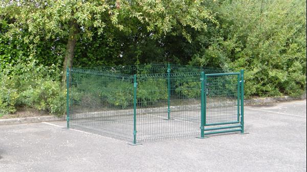 Grote foto afrastering kippenren omheining square dieren en toebehoren vee toebehoren