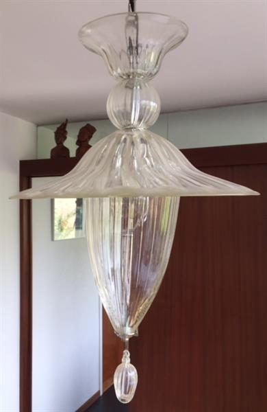 Grote foto aangeboden hanglamp van glas huis en inrichting hanglampen