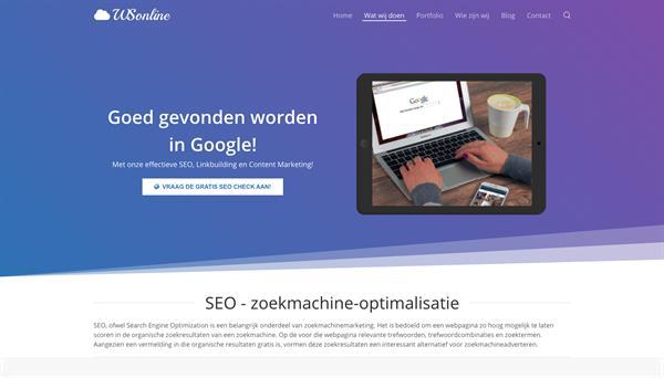 Grote foto wsonline website en webshops voor ondernemers diensten en vakmensen webdesigners en domeinnamen