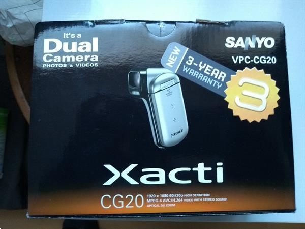 Grote foto sanyo xacti camcorder audio tv en foto camera digitaal