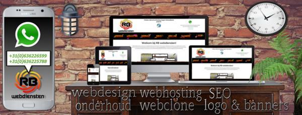 Grote foto webdesign webhosting logo banners meer diensten en vakmensen webdesigners en domeinnamen
