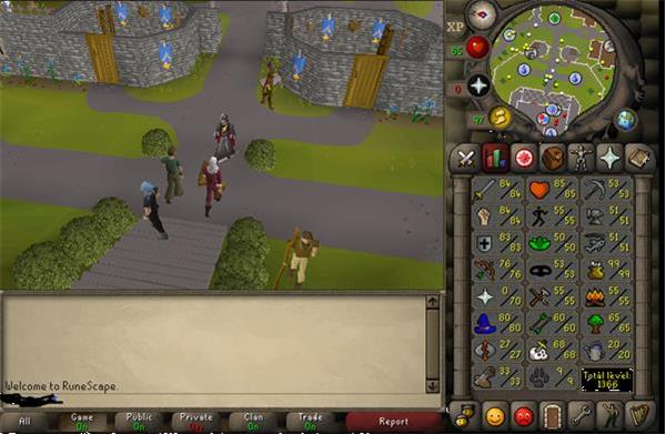 Grote foto runescape account 2007 oldskool main spelcomputers games pc