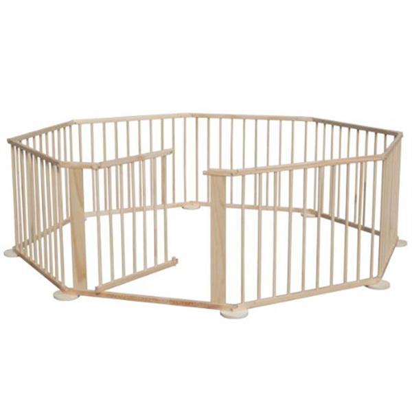 Grote foto playpen grondbox octagon 7 2m naturel inklapbaar kinderen en baby boxen