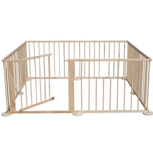 Grote foto playpen grondbox octagon 7 2m naturel inklapbaar kinderen en baby boxen