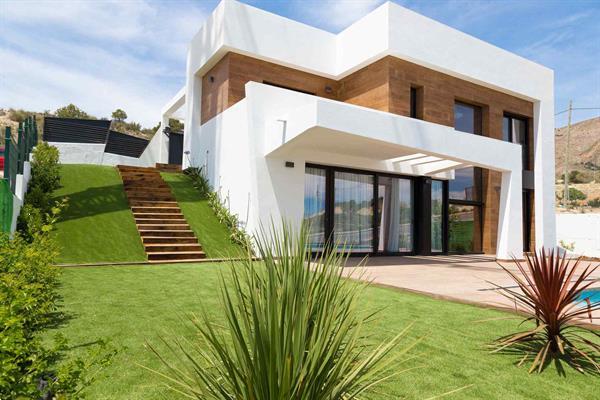 Grote foto moderne luxe villa met zeezicht costa blanca huizen en kamers nieuw europa