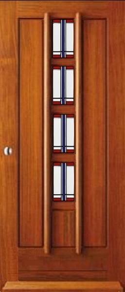 Grote foto retro merbau deur of merbau roosterdeur nodig doe het zelf en verbouw deuren en horren