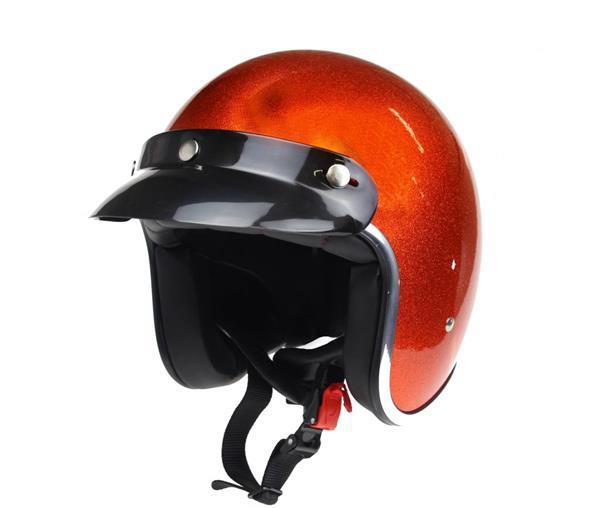 Redbike RB-765 Retro Jethelm Metal Flake Orange Kopen | Kleding