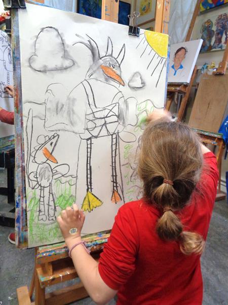Grote foto donderdagmiddag kinderatteljee in tilburg hobby en vrije tijd schilderen