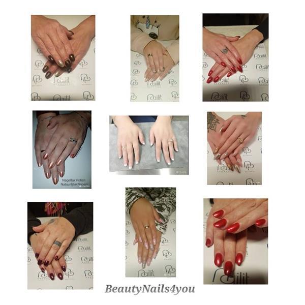 Grote foto acrylnagels manicure nagelstyliste beauty en gezondheid hand en voetverzorging