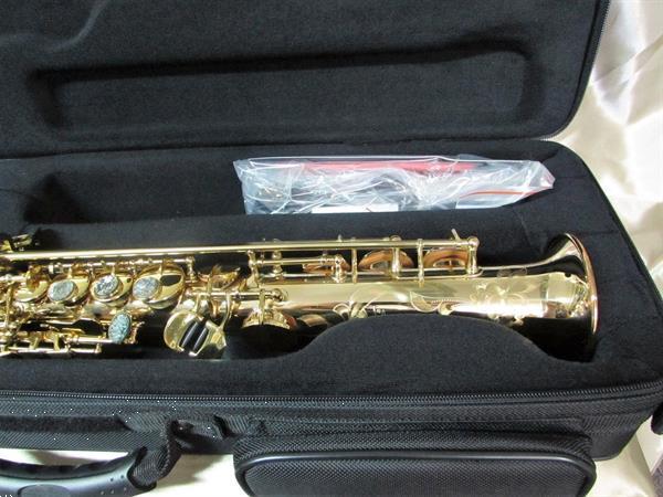 Grote foto p.mauriat system 76 soprano saxophone gold lacquer muziek en instrumenten saxofoons