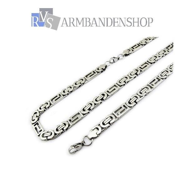 Grote foto div rvs koningsschakel kettingen zilver edelstaal sieraden tassen en uiterlijk kettingen