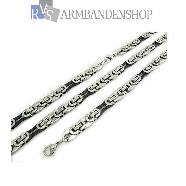 Grote foto div rvs koningsschakel kettingen zilver edelstaal sieraden tassen en uiterlijk kettingen
