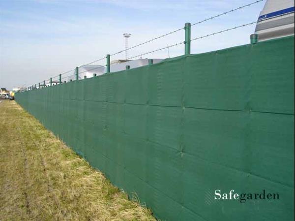 Grote foto zichtdoek h195x12m groen 100 actie 160 tuin en terras hekken en schuttingen
